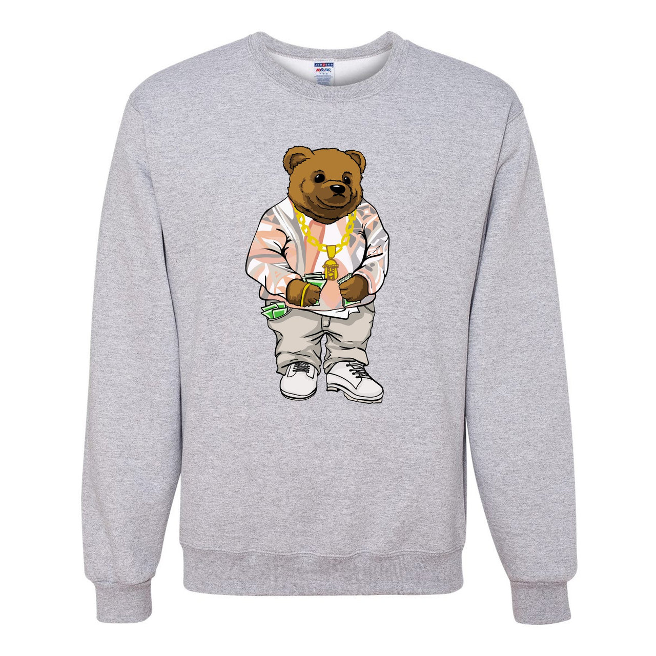 True Form v2 350s Crewneck Sweater | Sweater Bear, Heathered Light Gray