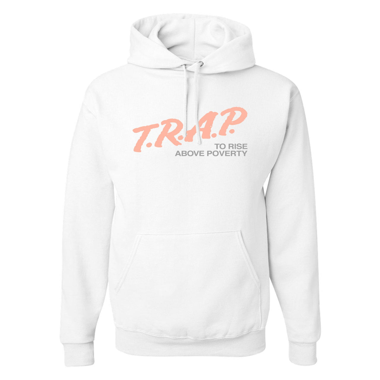 True Form v2 350s Hoodie | Trap To Rise Above Poverty, White