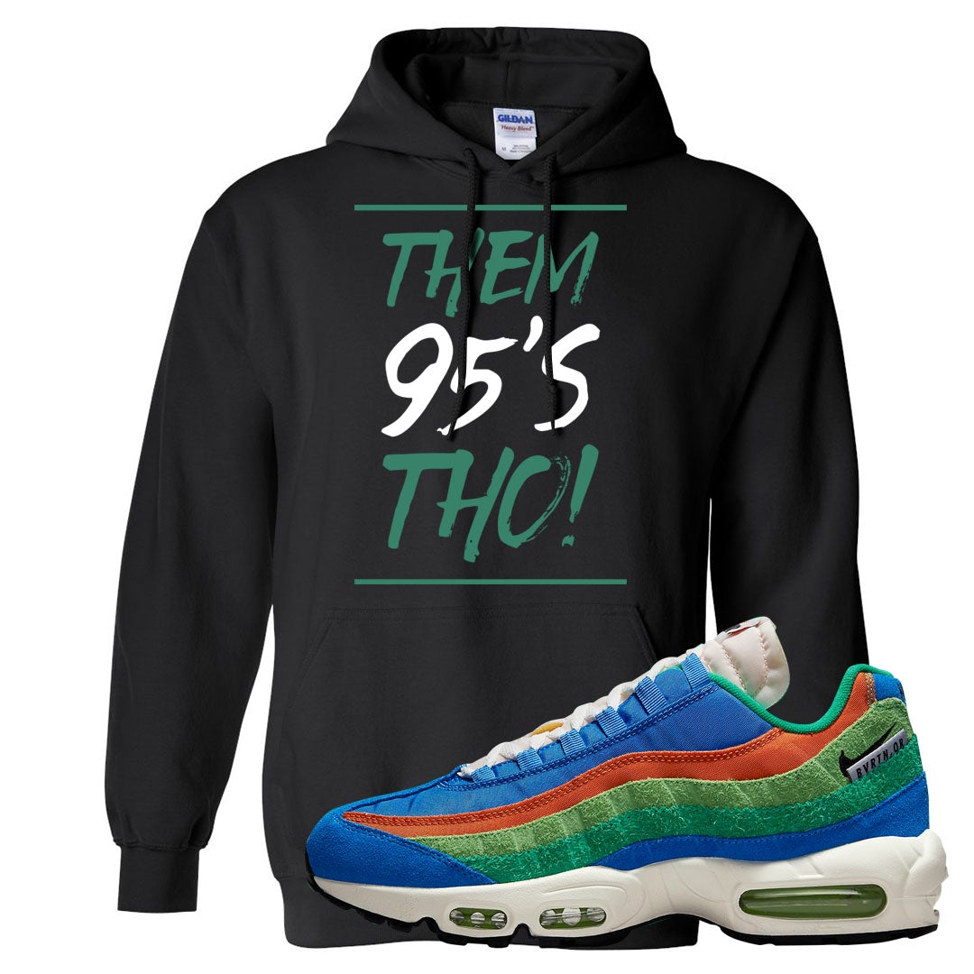 Light Blue Green AMRC 95s Hoodie | Them 95's Tho, Black