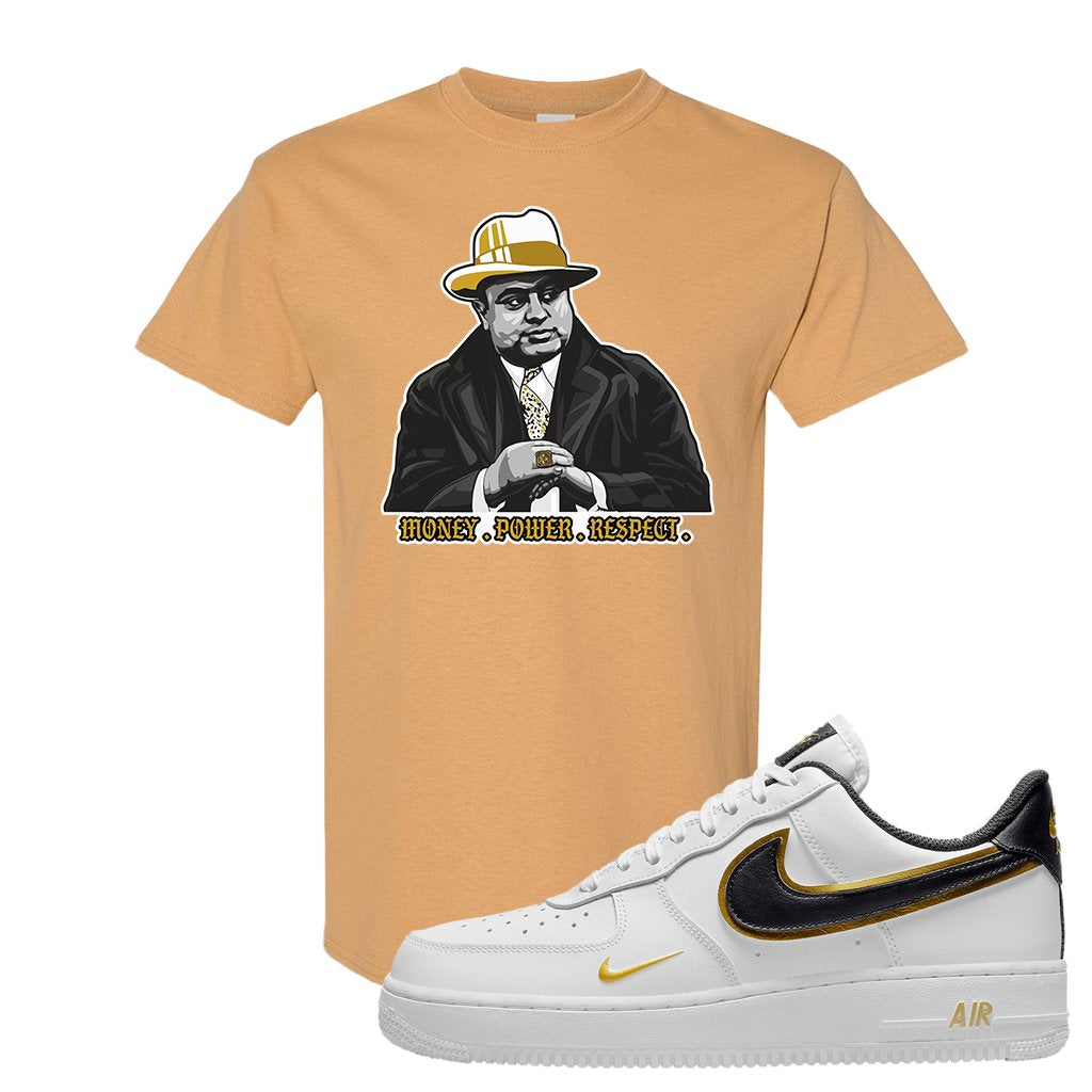 Air Force 1 Low White Gold T Shirt | Capone Illustration, Old Gold