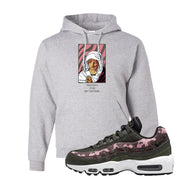 Olive Pink Camo 95s Hoodie | God Told Me, Ash