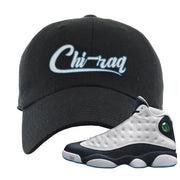 Obsidian 13s Dad Hat | Chiraq, Black