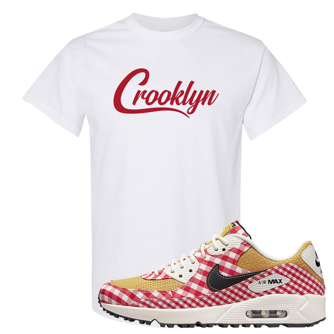 Picnic Golf 90s T Shirt | Crooklyn, White