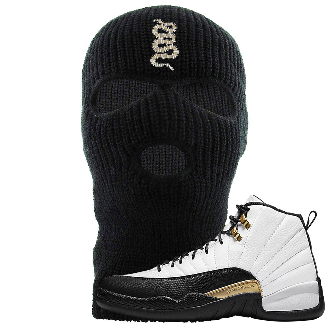 Royalty 12s Ski Mask | Coiled Snake, Black