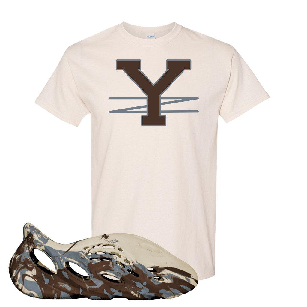 MX Cream Clay Foam Runners T Shirt | YZ, Natural