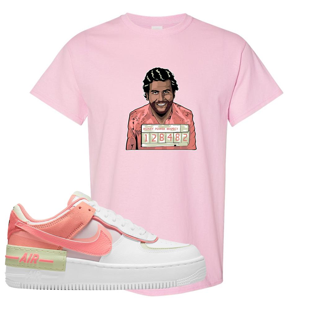 Air Force 1 Low Shadow Magic Ember T Shirt | Escobar Illustration, Light Pink