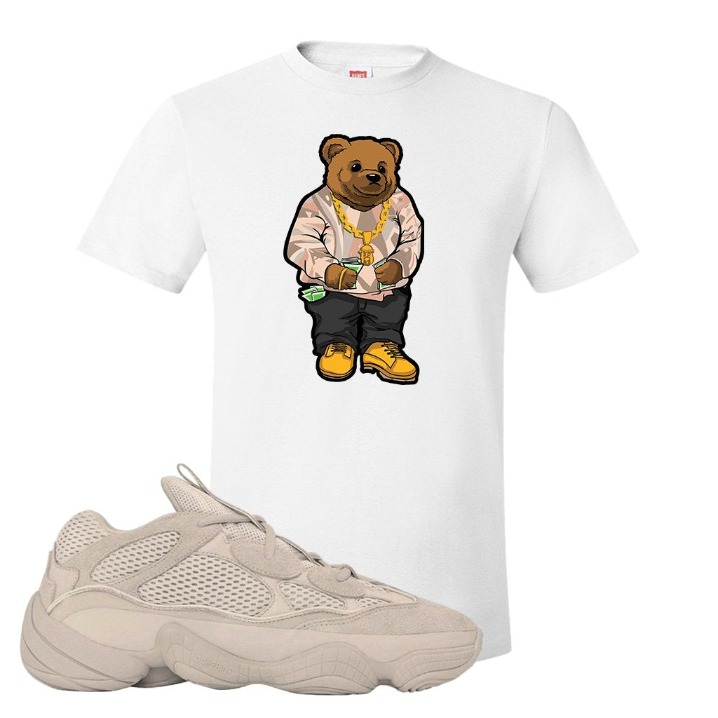 Yeezy 500 Taupe Light T Shirt | Sweater Bear, White