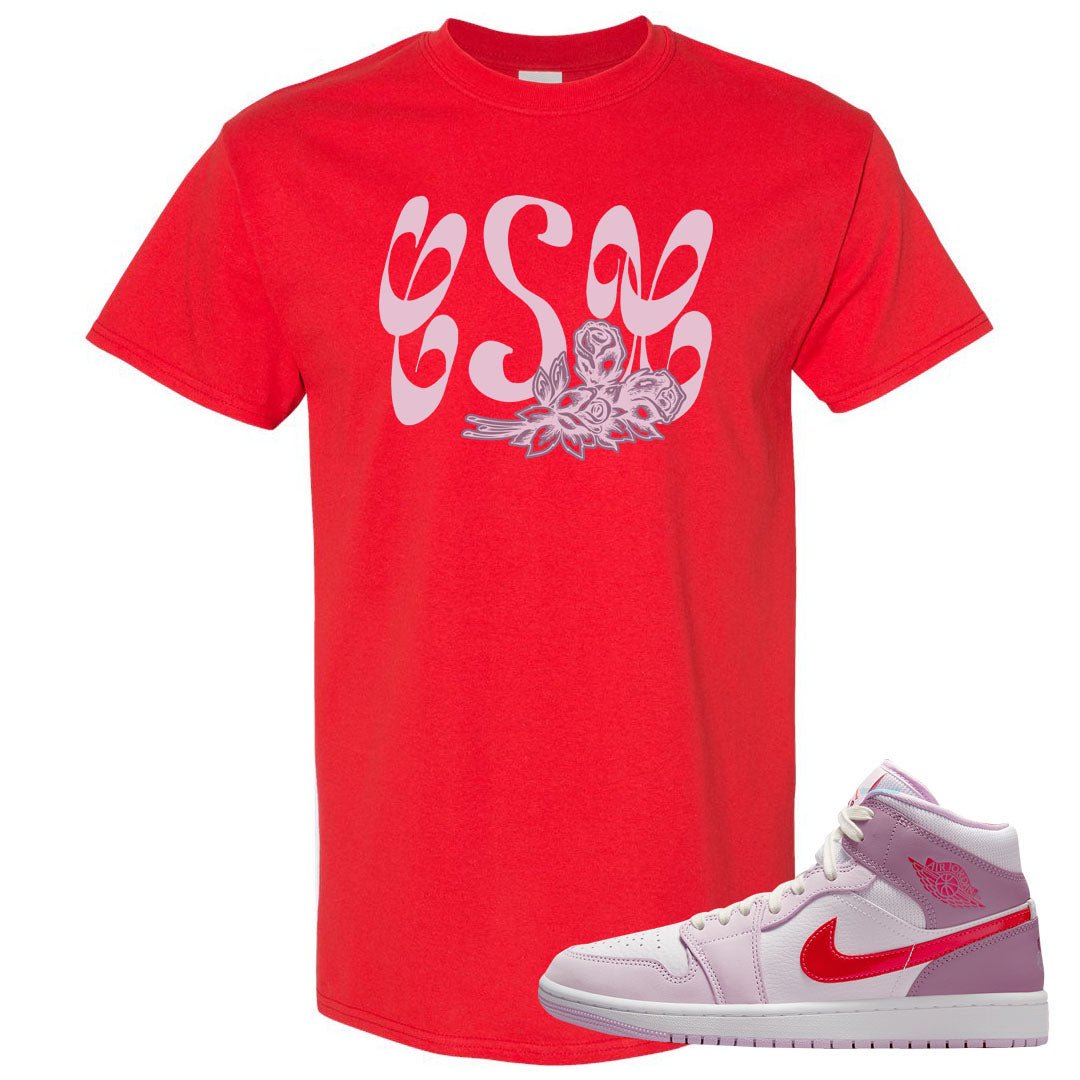 Valentine's Day Mid 1s T Shirt | Certified Sneakerhead, Red