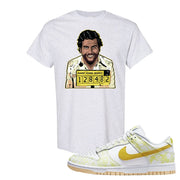 Yellow Strike Low Dunks T Shirt | Escobar Illustration, Ash