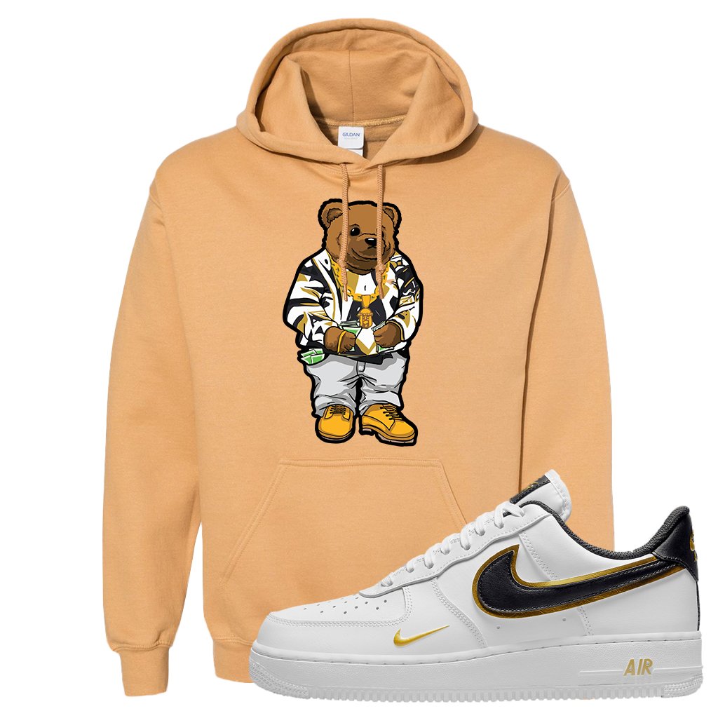 Air Force 1 Low White Gold Hoodie | Sweater Bear, Old Gold