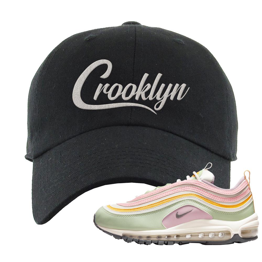 Pastel 97s Dad Hat | Crooklyn, Black