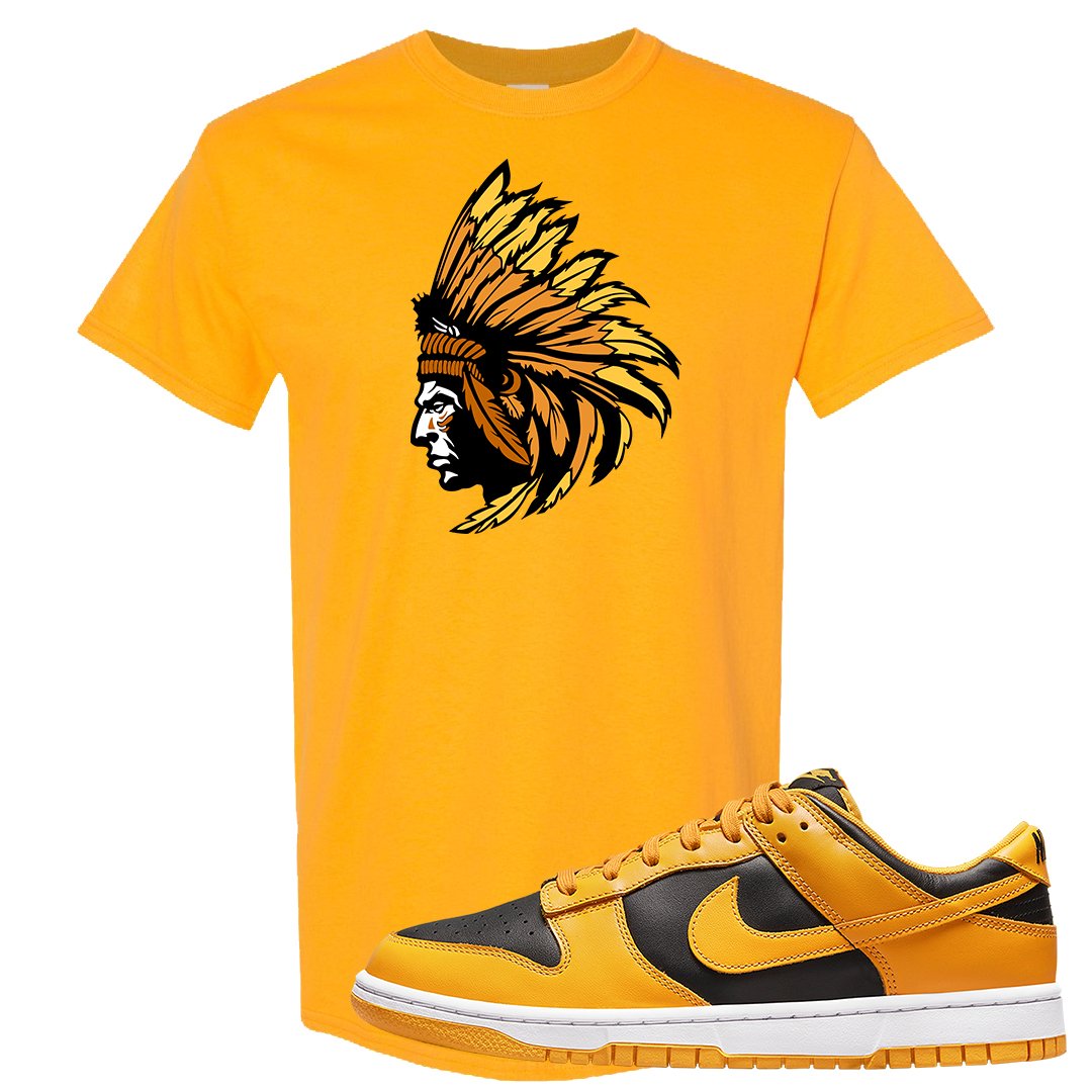 Goldenrod Low Dunks T Shirt | Indian Chief, Gold