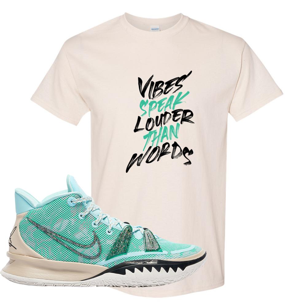 Copa 7s T Shirt | Vibes Speak Louder Than Words, Natural