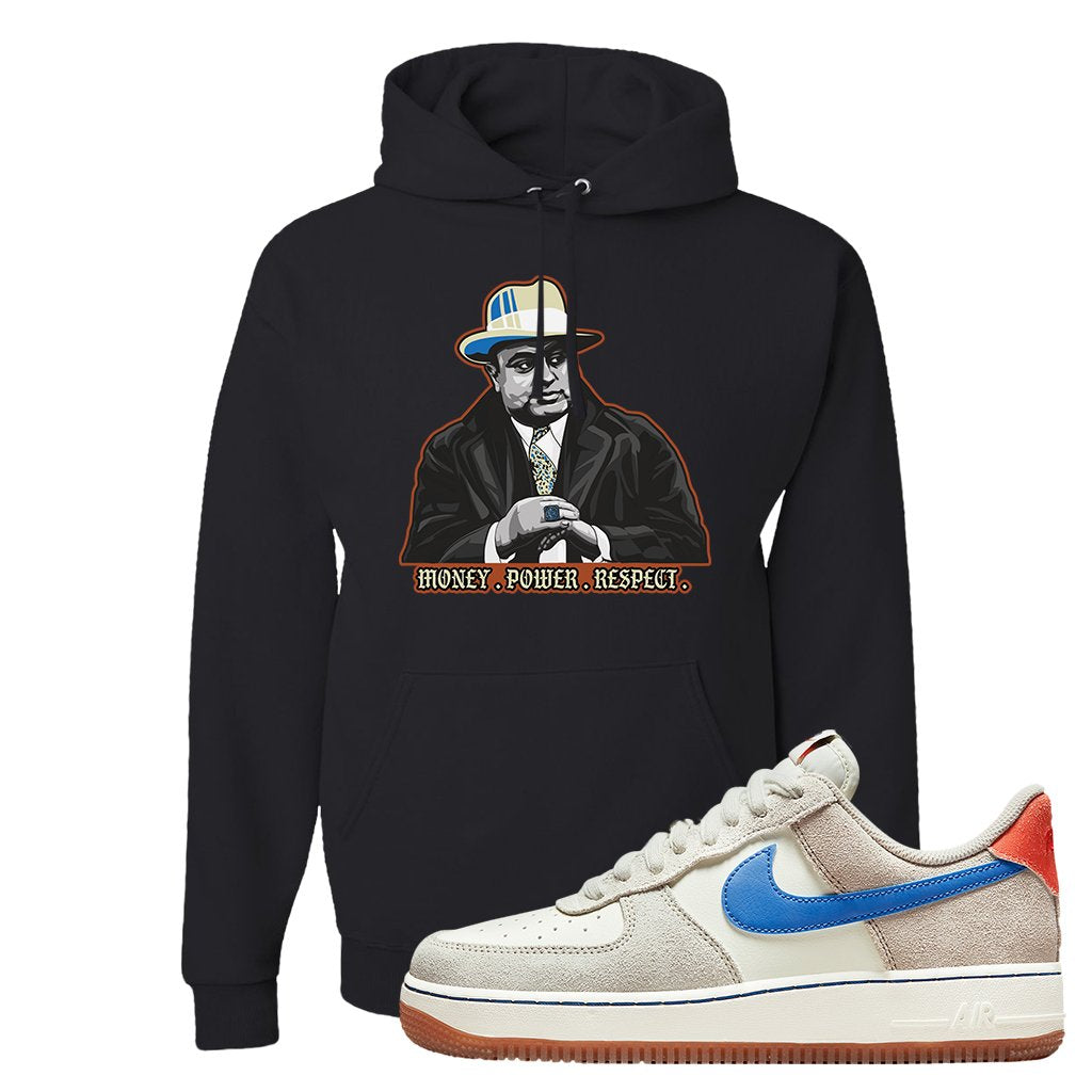First Use Low 1s Suede Hoodie | Capone Illustration, Black
