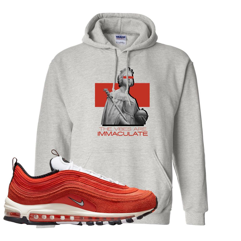 Blood Orange 97s Hoodie | The Vibes Are Immaculate, Ash