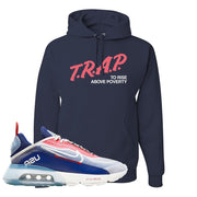 Team USA 2090s Hoodie | Trap To Rise Above Poverty, Navy