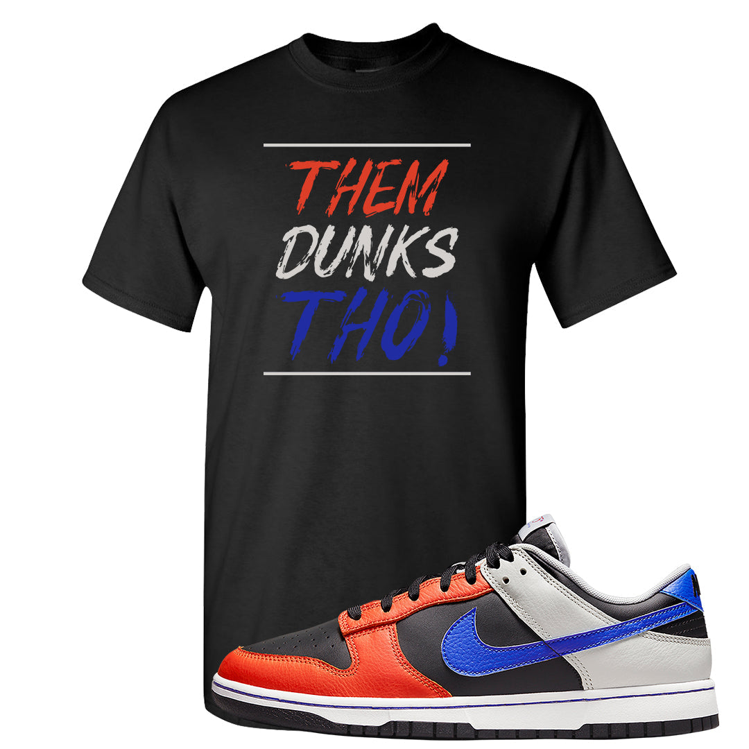 75th Anniversary Low Dunks T Shirt | Them Dunks Tho, Black