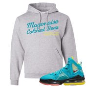 South Beach Christmas Bron 19s Hoodie | Mayonaise Colored Benz, Ash