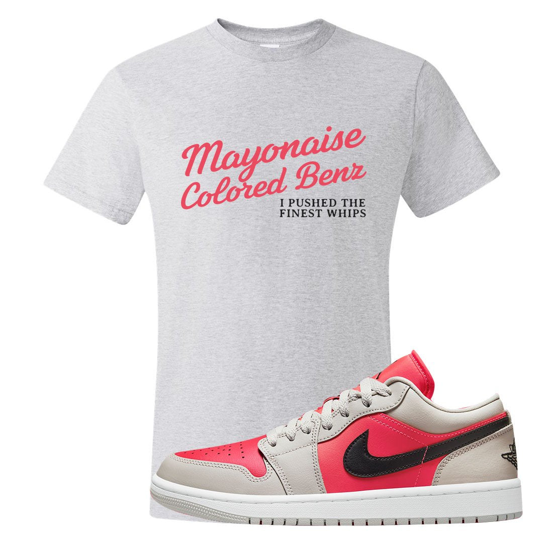 Light Iron Ore Low 1s T Shirt | Mayonaise Colored Benz, Ash