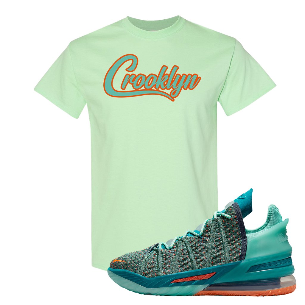 Lebron 18 We Are Family T Shirt | Crooklyn, Mint