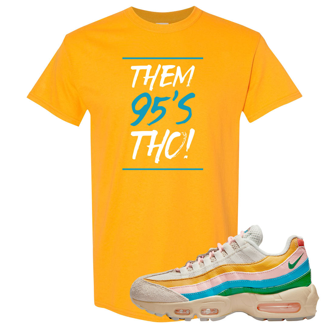 Rise Unity Sail 95s T Shirt | Them 95's Tho, Gold