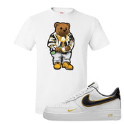 Air Force 1 Low White Gold T Shirt | Sweater Bear, White
