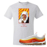 Club Orange Yellow 97s T Shirt | God Told Me, Ash