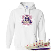 Sprung Sail 97s Hoodie | All Seeing Eye, White