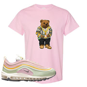 Pastel 97s T Shirt | Sweater Bear, Light Pink