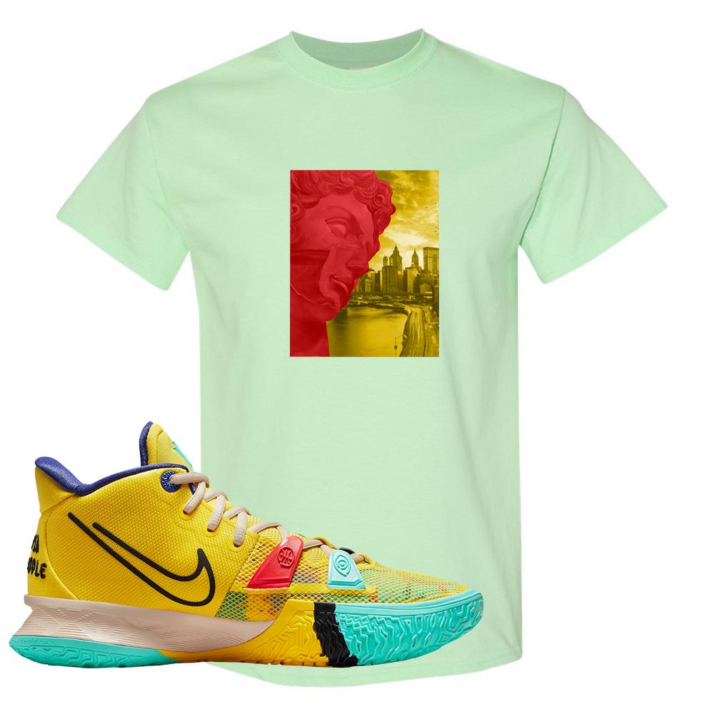 1 World 1 People Yellow 7s T Shirt | Miguel, Mint