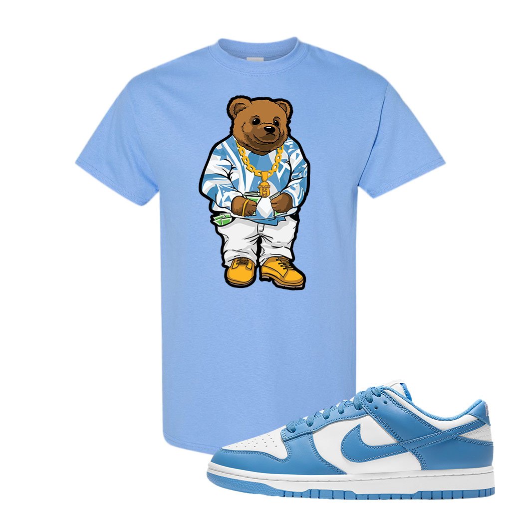 SB Dunk Low University Blue T Shirt | Sweater Bear, Carolina Blue