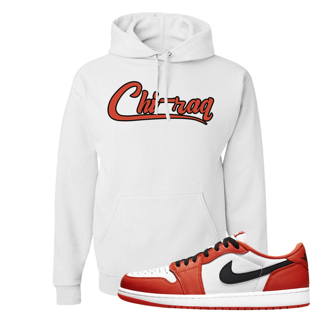 Starfish OG Low 1s Hoodie | Chiraq, White