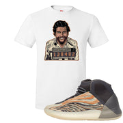 Yeezy Quantum Flash Orange T Shirt | Escobar Illustration, White
