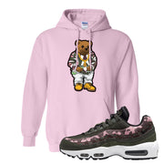 Olive Pink Camo 95s Hoodie | Sweater Bear, Light Pink