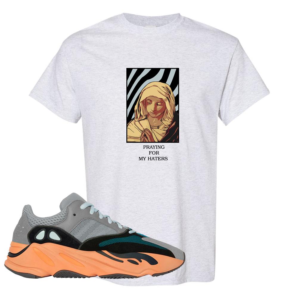 Wash Orange 700s T Shirt | God Told Me, Ash