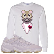 Yeezy 500 Soft Vision Yeezy Sneaker Mask White Sneaker Hook Up Longsleeve T-Shirt