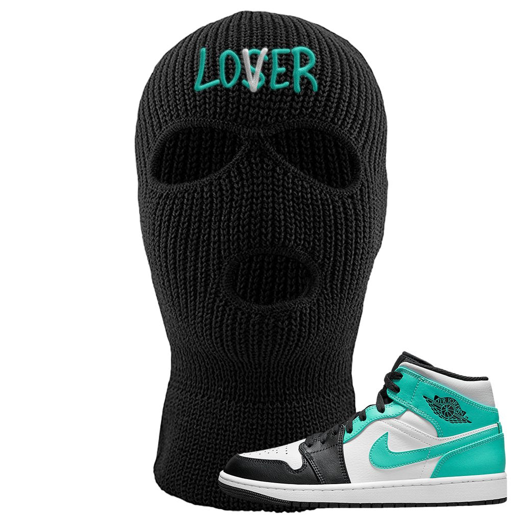 Air Jordan 1 Mid Tropical Twist Ski Mask | Lover, Black