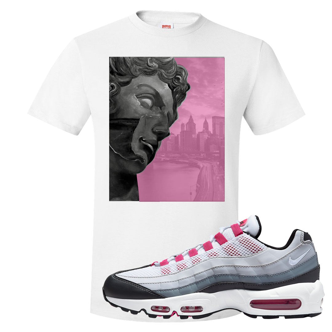 Next Nature Pink 95s T Shirt | Miguel, White