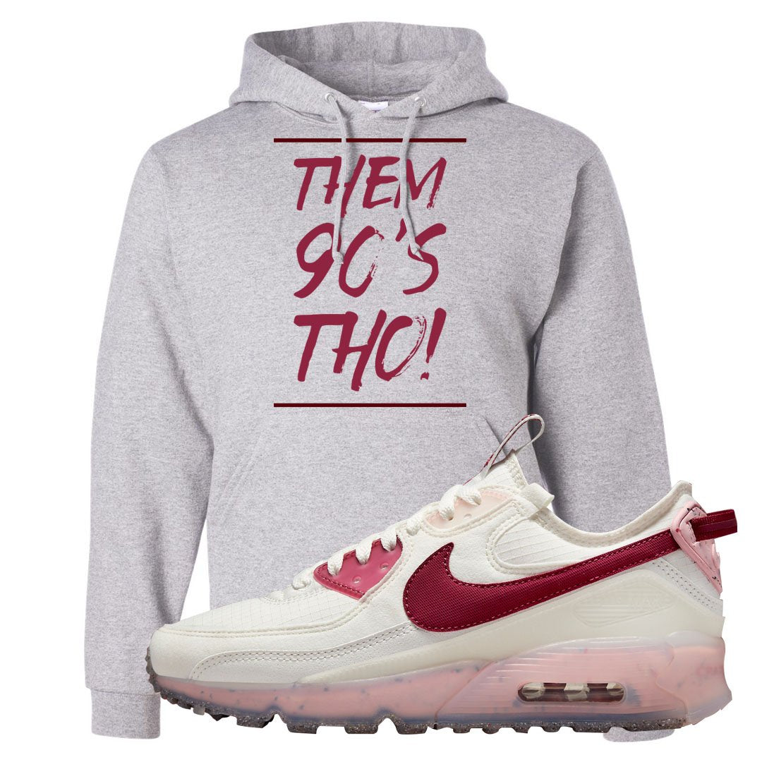 Terrascape Pomegranate 90s Hoodie | Them 90's Tho, Ash