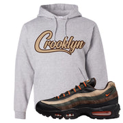 Dark Army Orange Blaze 95s Hoodie | Crooklyn, Ash