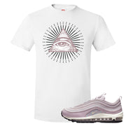 Plum Fog 97s T Shirt | All Seeing Eye, White