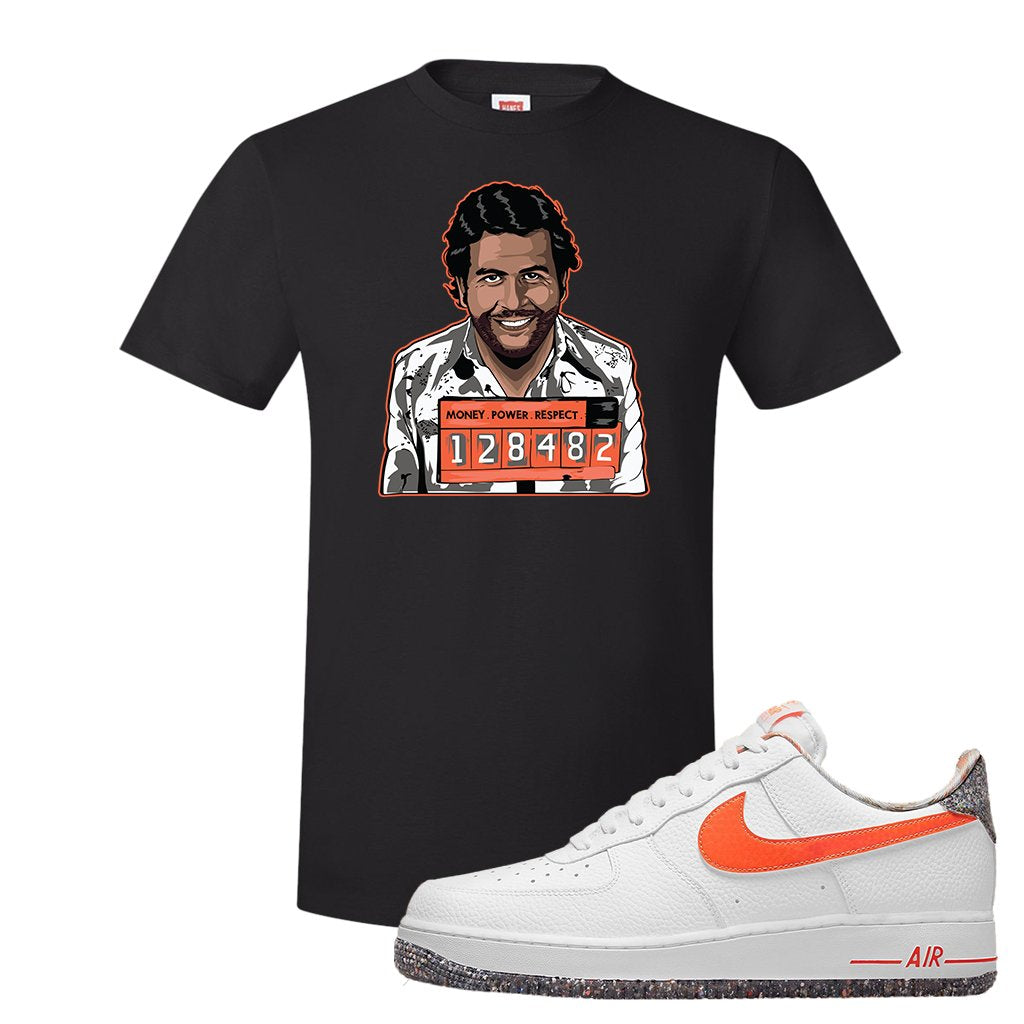 Air Force 1 Low Crimson Grind Rubber T Shirt | Escobar Illustration, Black