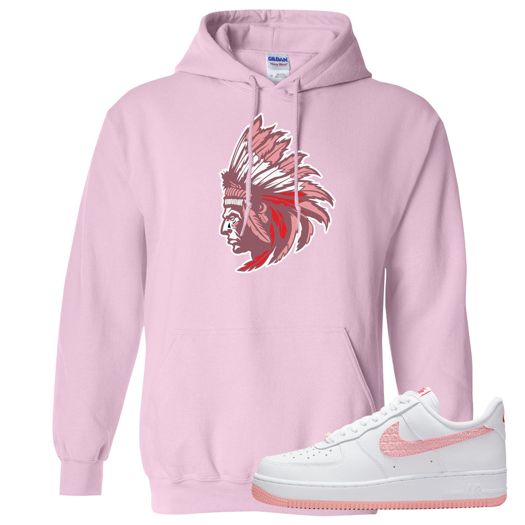 Valentine's Day 2022 AF1s Hoodie | Indian Chief, Light Pink