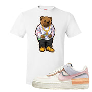 Sail Pink Glaze Orange Chalk 1s T Shirt | Sweater Bear, White
