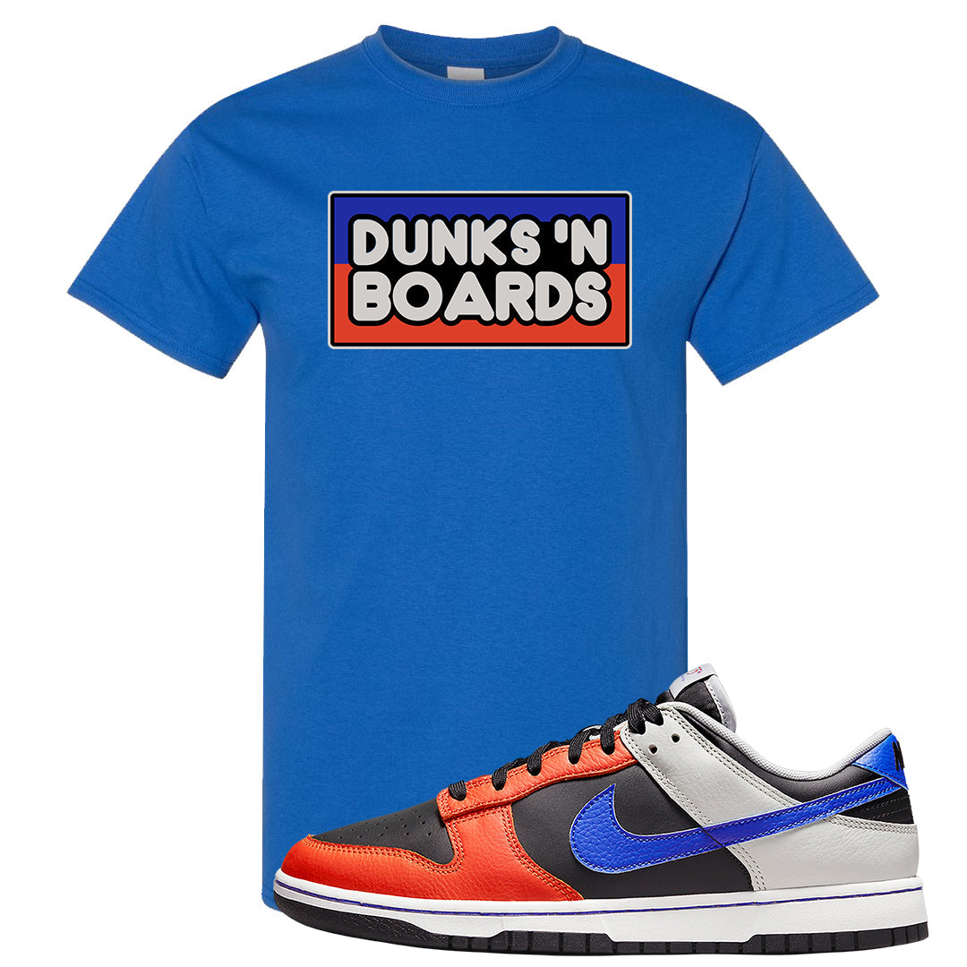 75th Anniversary Low Dunks T Shirt | Dunks N Boards, Royal