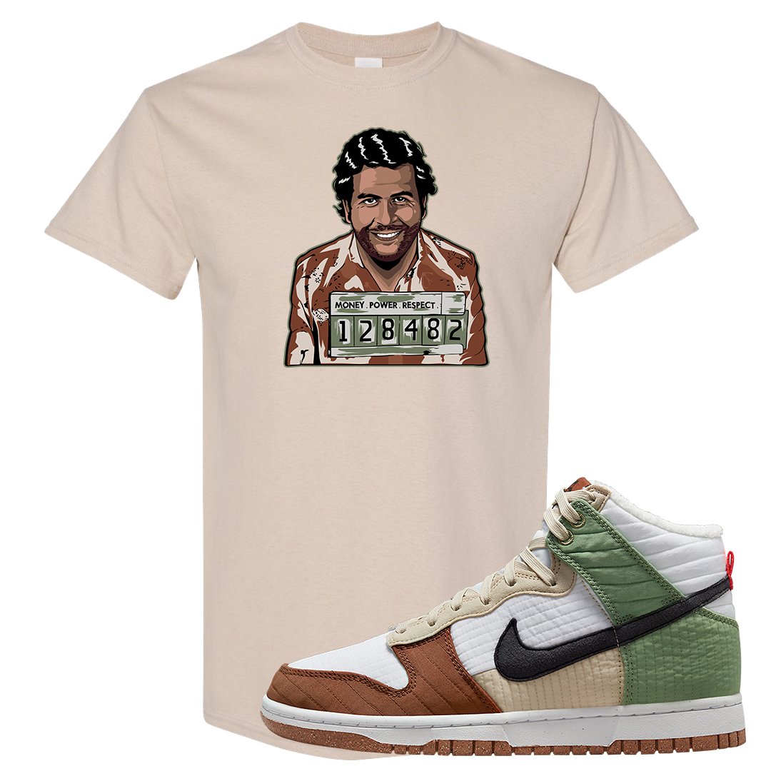 Toasty High Dunks T Shirt | Escobar Illustration, Sand