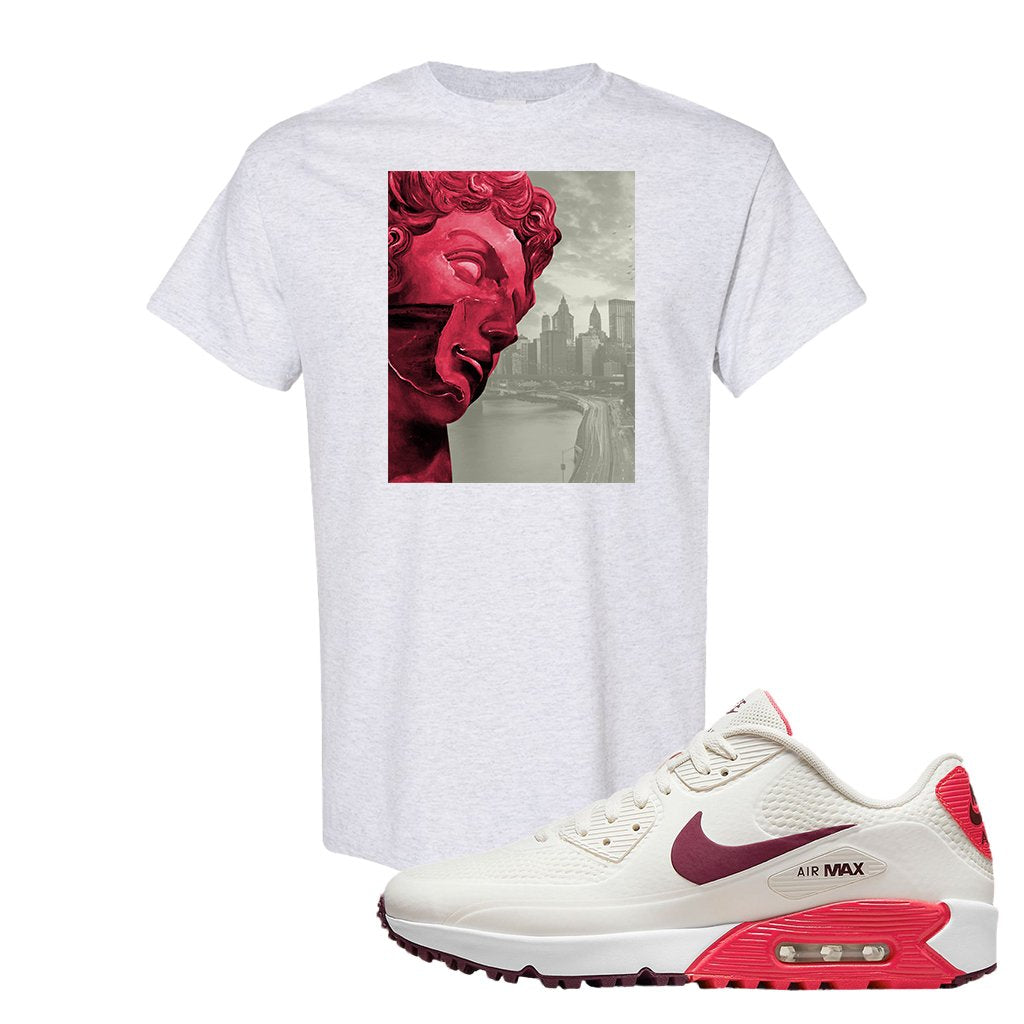 Fusion Red Dark Beetroot Golf 90s T Shirt | Miguel, Ash