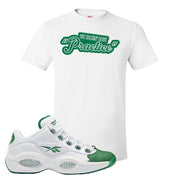 Question Low Green Toe T Shirt | Talkin Bout Practice, White