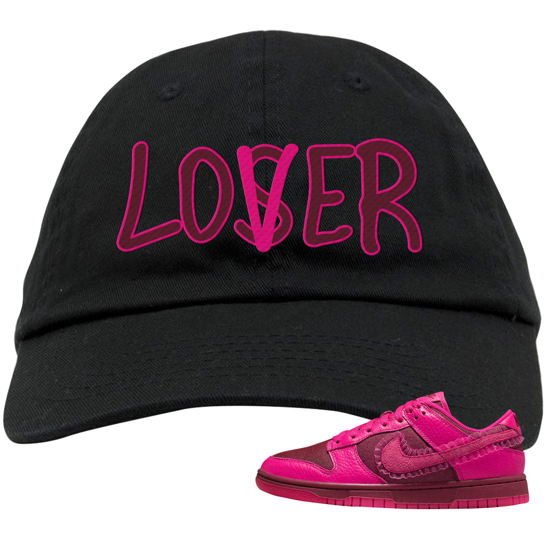 2022 Valentine's Day Low Dunks Dad Hat | Lover, Black