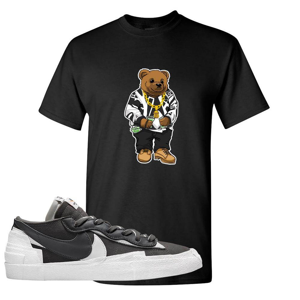 Iron Grey Low Blazers T Shirt | Sweater Bear, Black